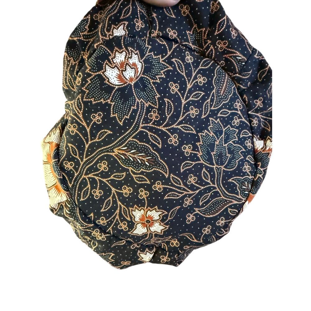 Floral Fabric Tote Bag Boho Lightweight Shoulder Bag Everyday Carry - Picture 5 of 7